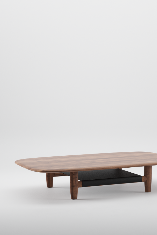 Nila leather coffee table - image 1