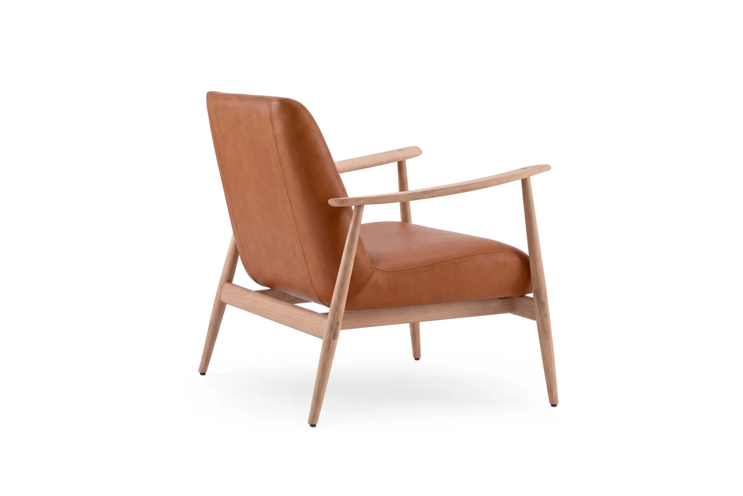 Aska Lounge Chair - Aska Lounge Chair - LC20 - Silk leather - Oiled Oak