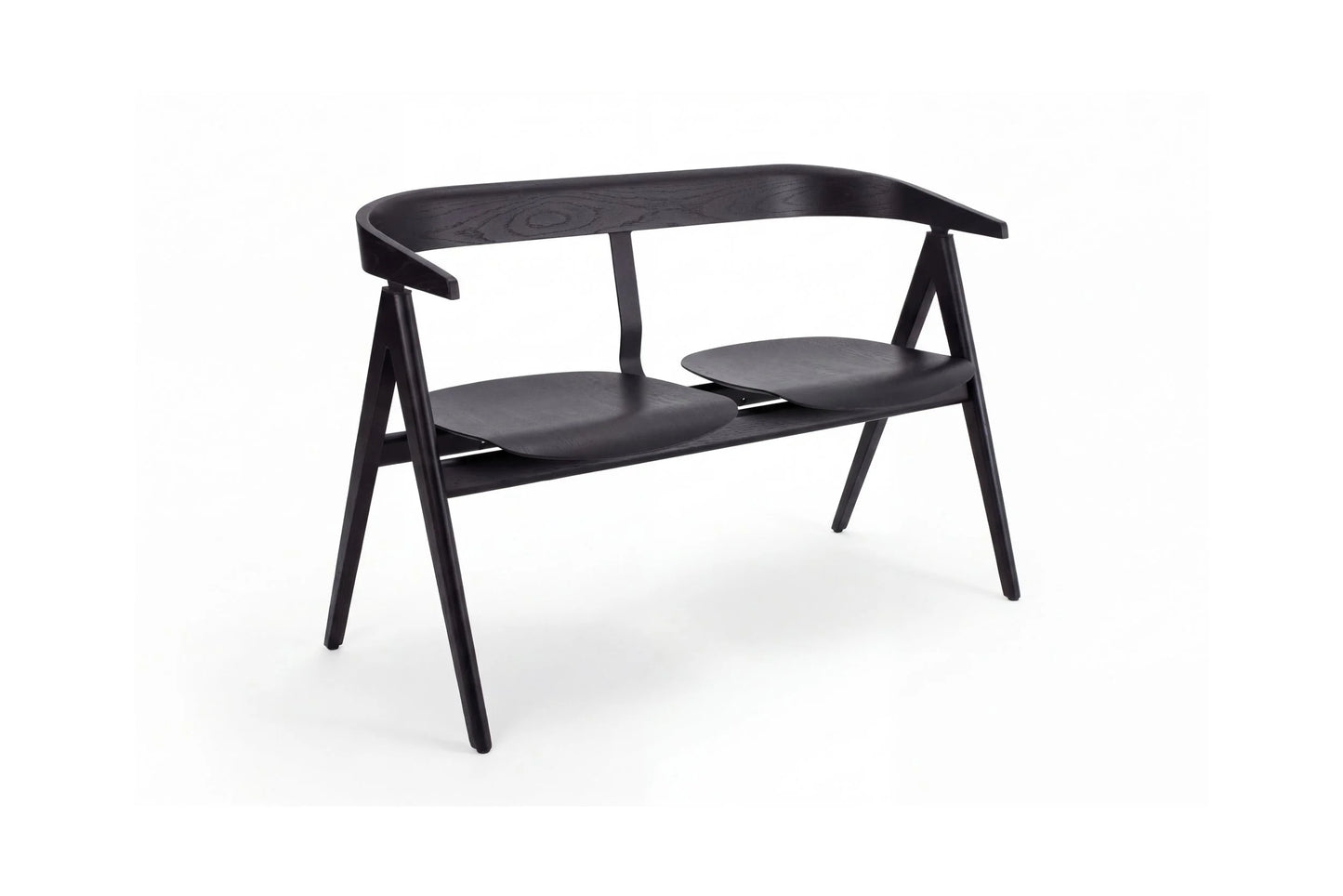 Ava Bench - Ava Bench - Lacquered Oak RAL 9005 Black Lacquered Oak RAL 9005 Black