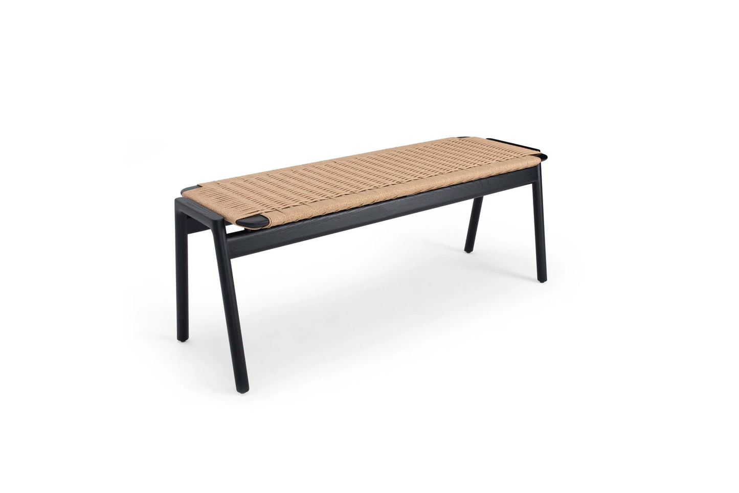 Klupa Bench - Klupa Bench 120 - Paper Cord - Lacquered Oak