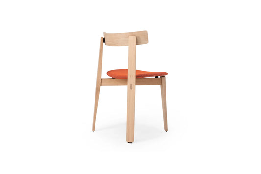 Nora Chair - Nora Chair - Sera fabric Glow Oiled Oak White Oil