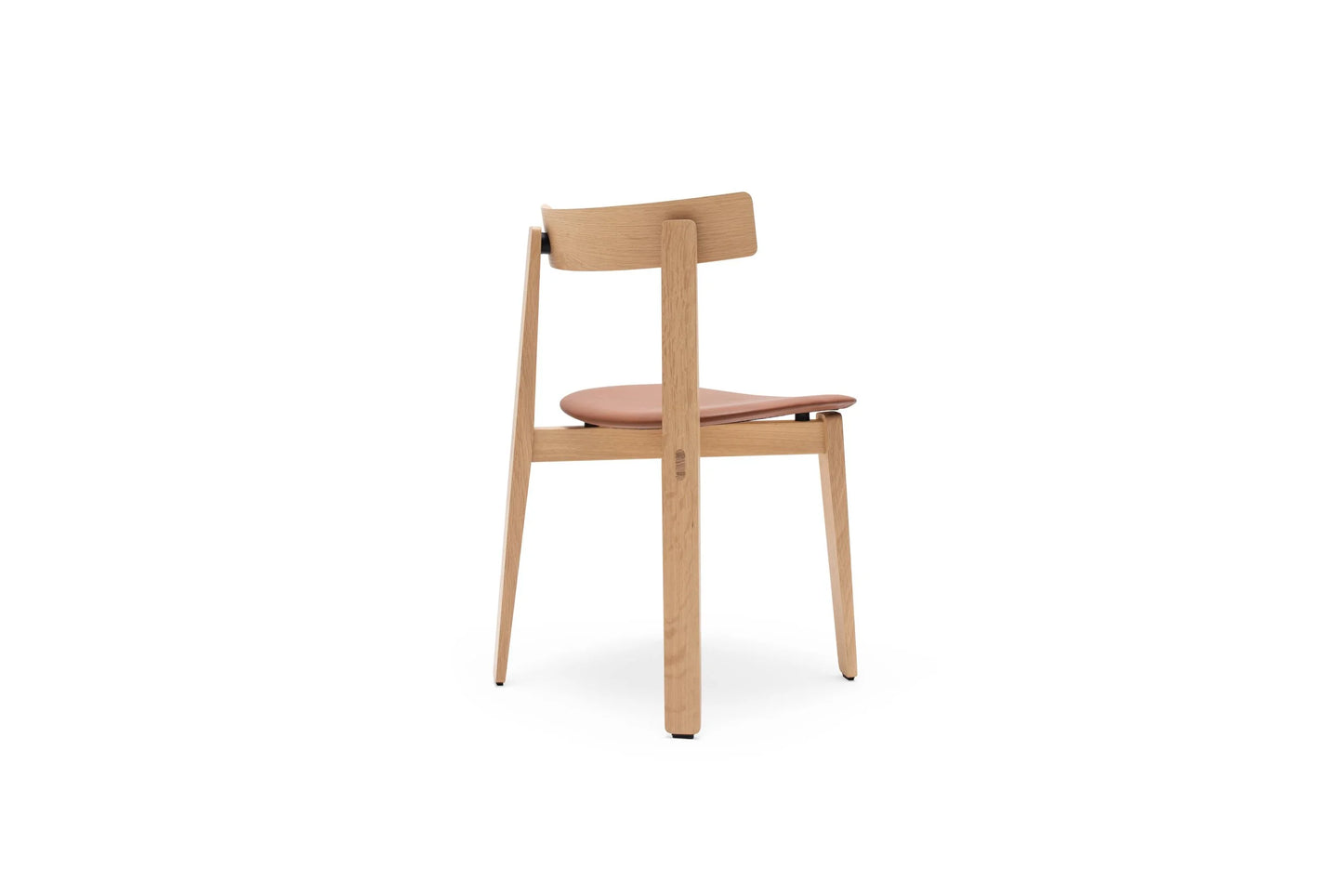 Nora Chair - Nora Chair - Dakar leather 2732 Whisky Oiled Oak White Oil